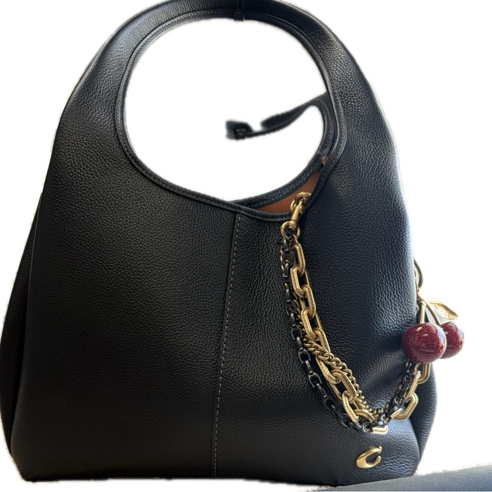 Coach Black Large Lana Ergo Tote W/Charms